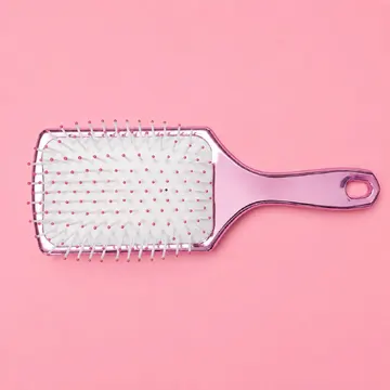 MAJUS CEPILLO DE CABELLO ROSA PLATEADO