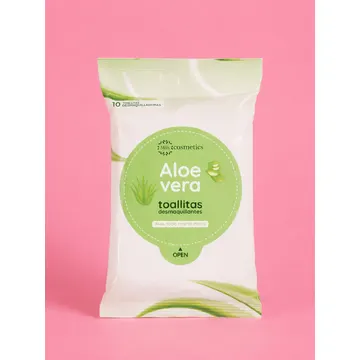 MAJUS TOALLITAS DESMAQUILLANTES X10 CON ALOE VERA